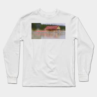 Malign Lake Boat House Long Sleeve T-Shirt